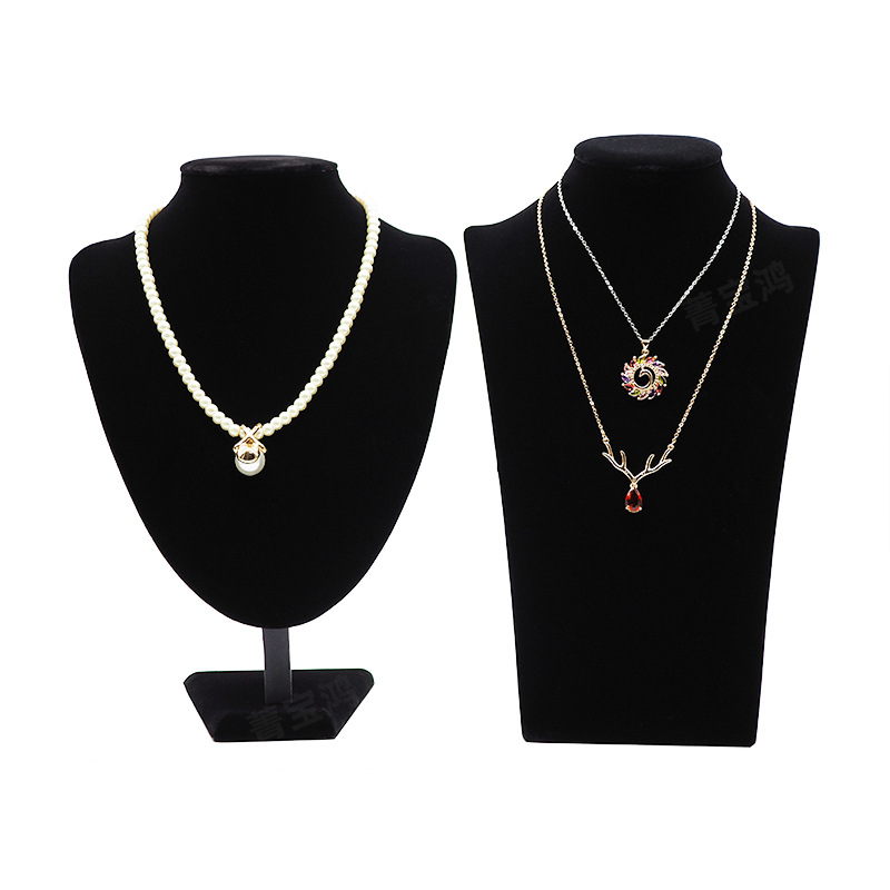 wholesale jewelry display busts with black velvet
